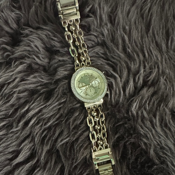 Accessories - Kendall & Kylie Women’s Quartz Gold Tone Watch Bold Chunky Chain Bracelet Style